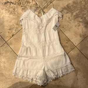white romper size SMALL